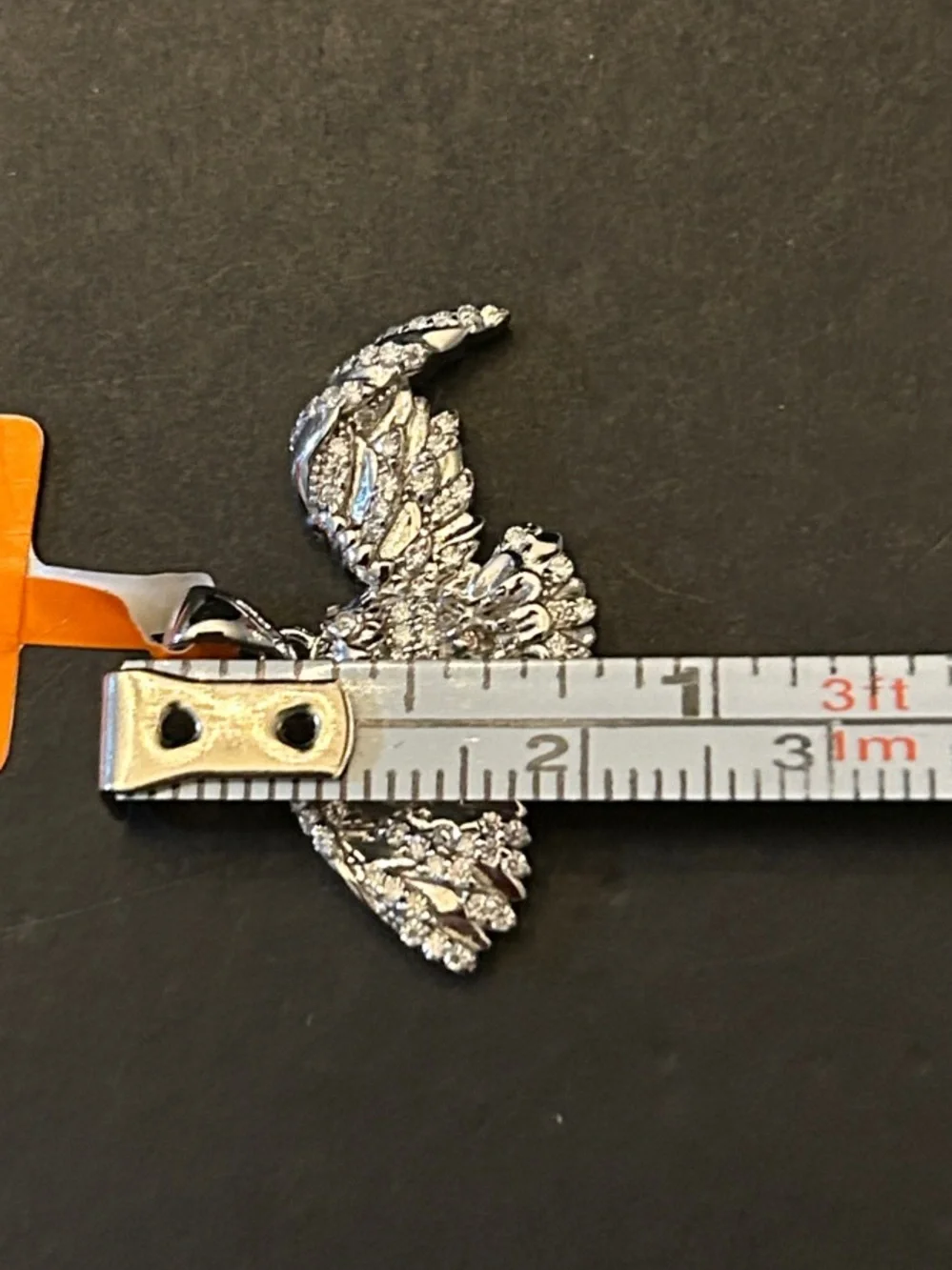 2.00CTW Pave’ Moissanite Owl 🦉 Pendant Necklace set in 925 Sterling Silver